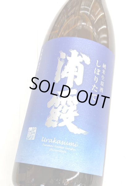 画像1: 浦霞　しぼりたて純米生酒 1.8L (1)